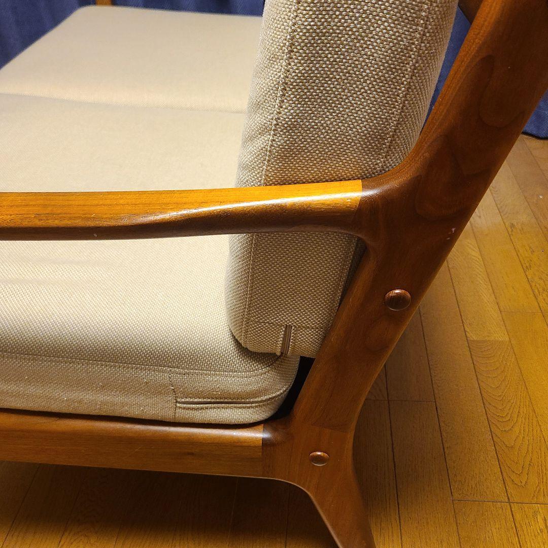 【引き取り優先】起立木工 ノルディ 2人掛けソファ IDC大塚家具 北欧