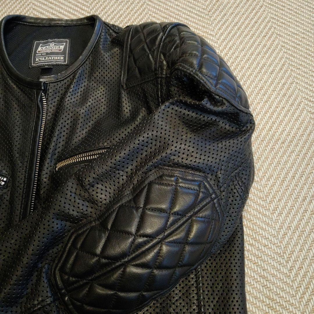 KADOYA K'SLEATHER PL-EVOメッシュライダースジャケット L