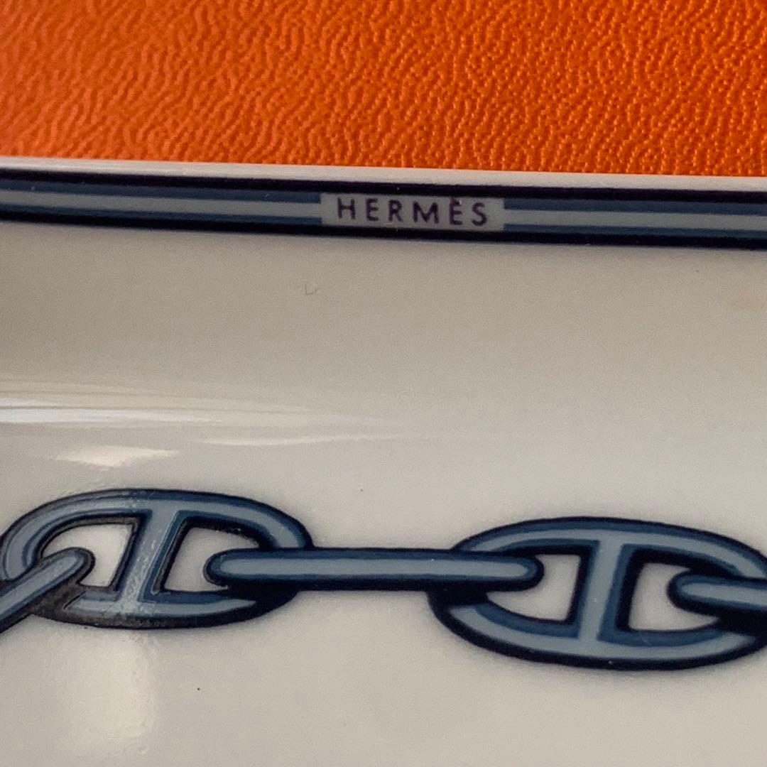 HERMES エルメス シェーヌダンクル スクエアプレート 箱