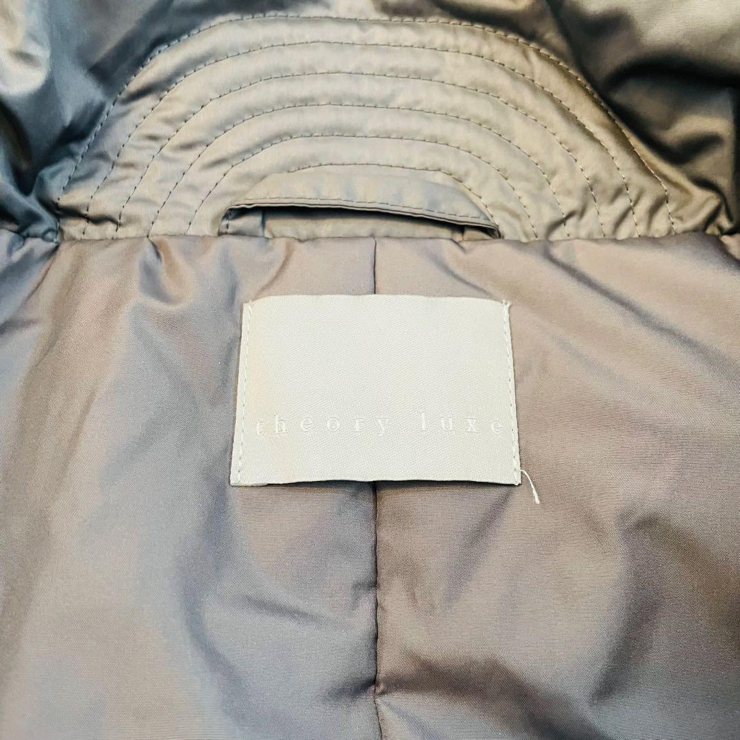 コ*ナ様 セオリーリュクス ダウンコート 女優襟 ロング theory luxe