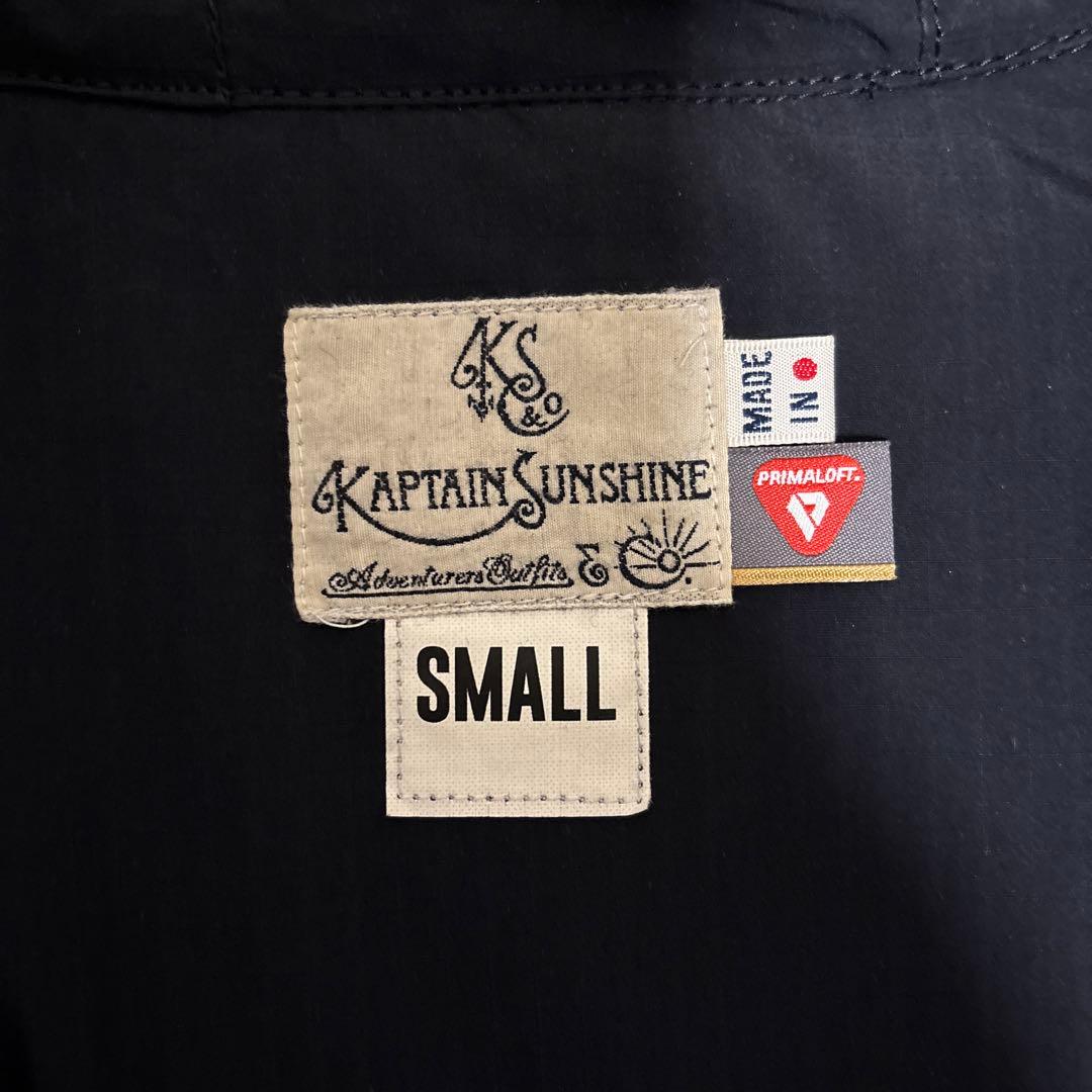 KAPTAIN SUNSHINE ネイビー トレンチコート SMALL