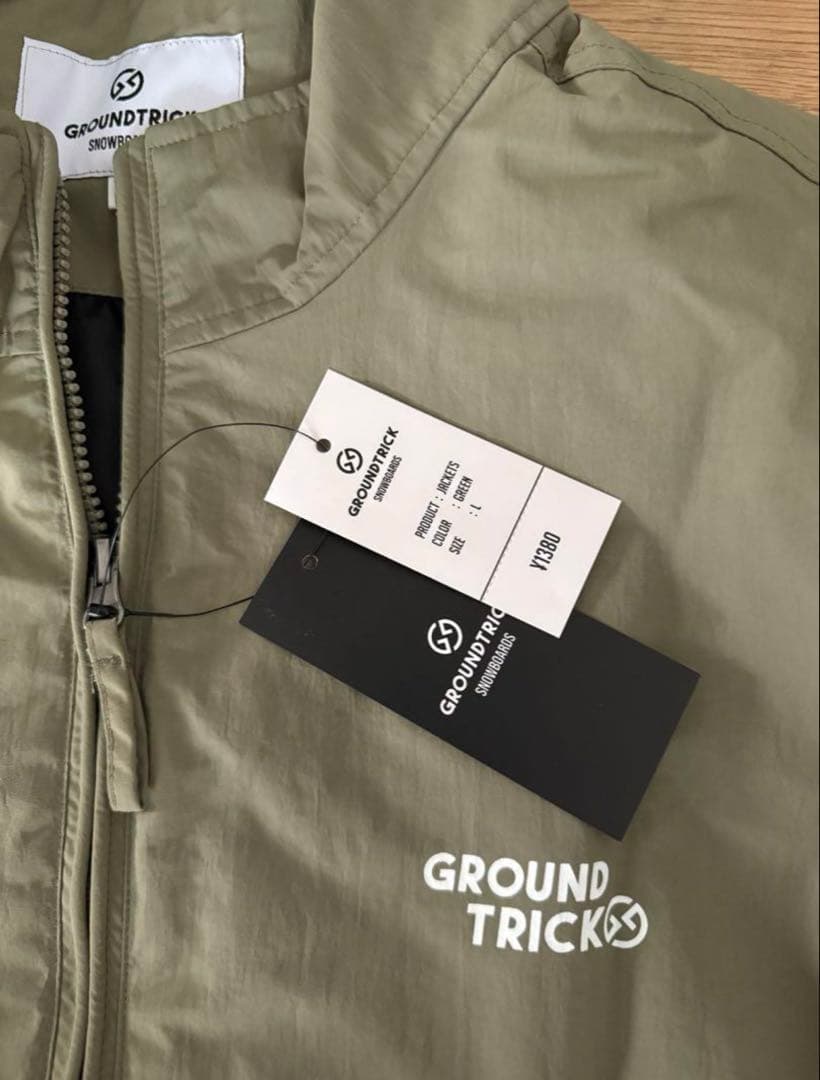 GROUND TRICK カーキ ウェア上下 サイズL