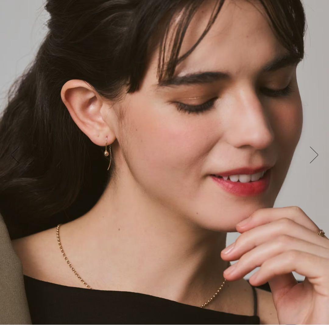 agete K10 ロングピアス