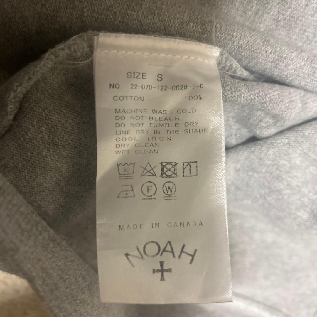 NOAH スウェット　カーディガン　カナダ製　グレー