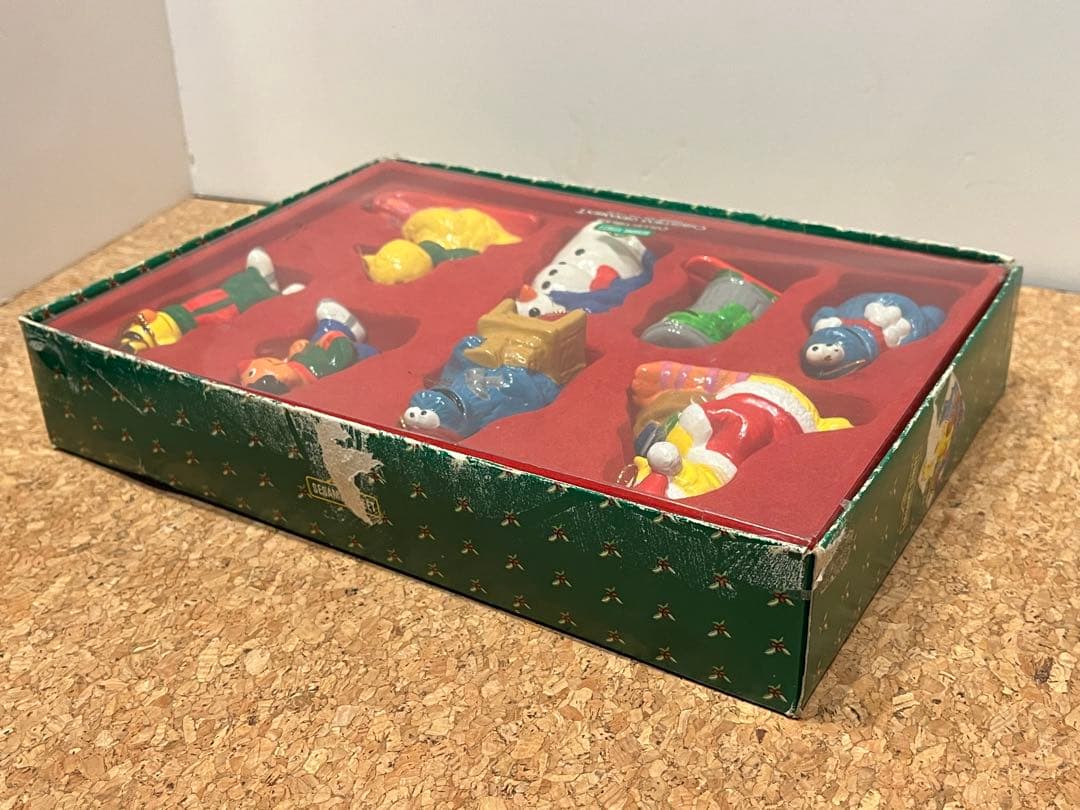 セサミストリート クリスマスオーナメント 陶器