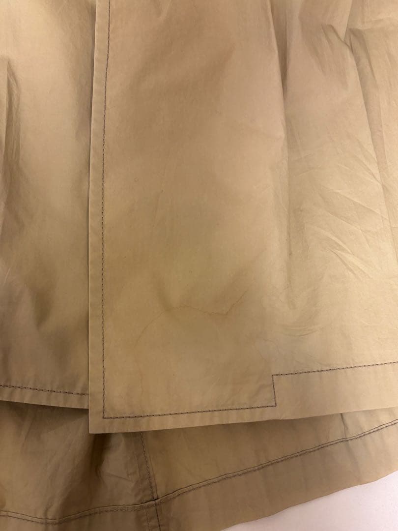 93 トリコ コムデギャルソン トレンチコート バイカラー チェック