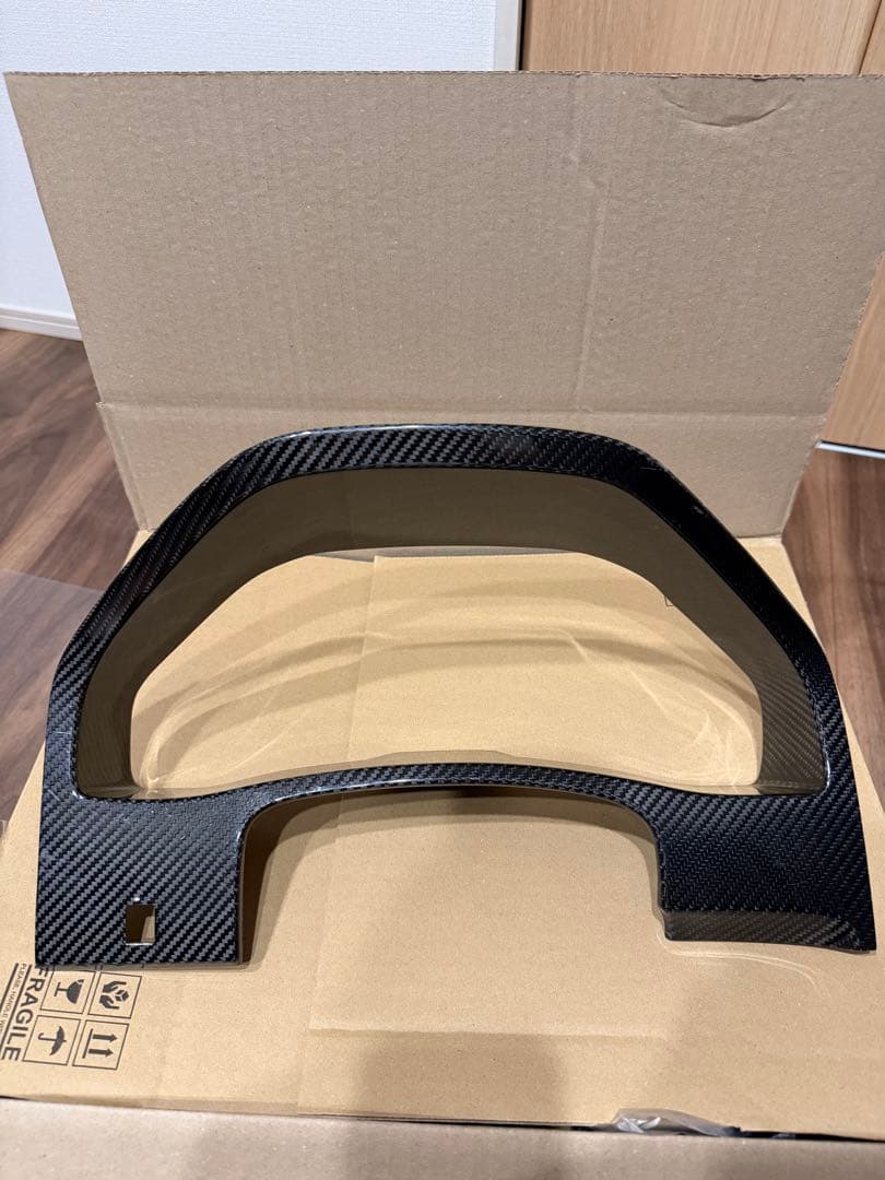 130系マークx カーボンメーターフードカバー