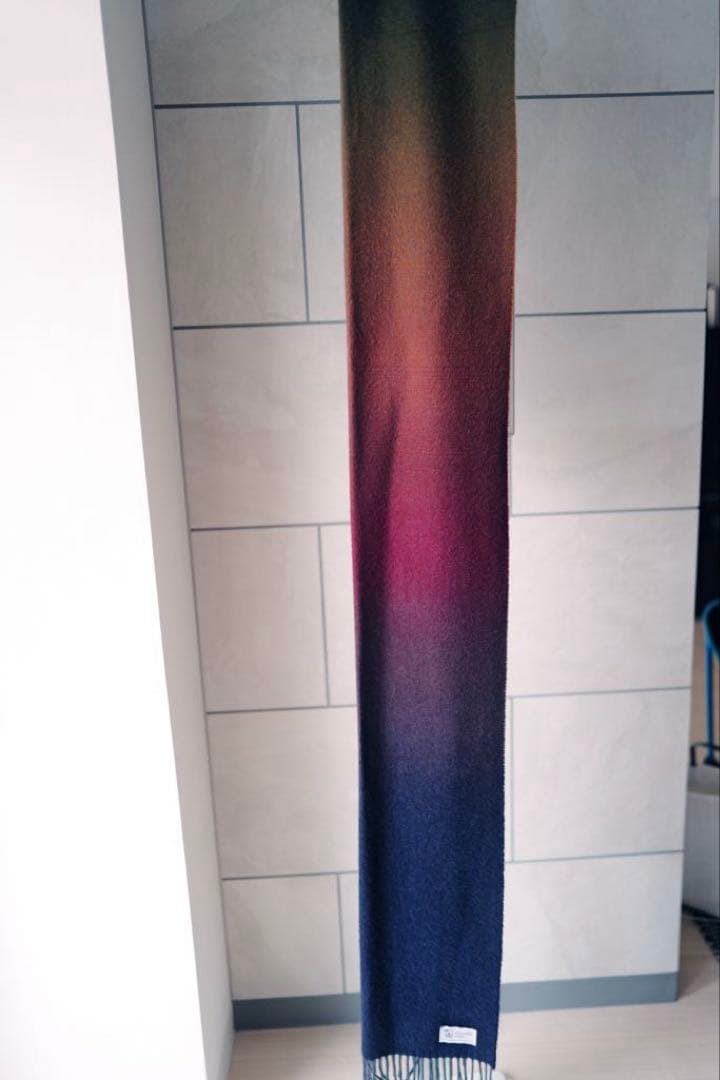 JOHNSTONS ジョンストンズ　グラデーションカシミヤマフラー