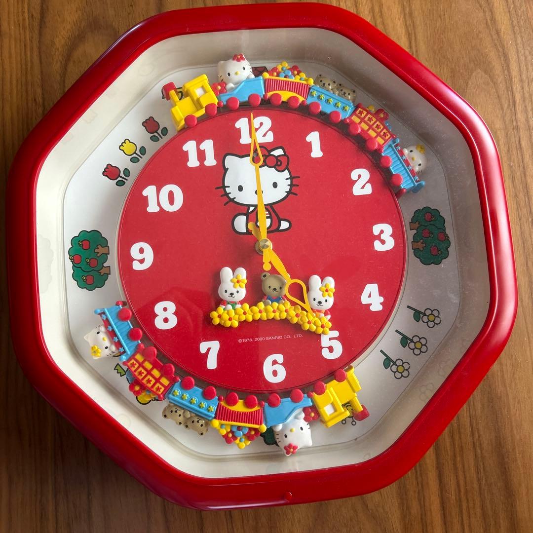 キティちゃん　壁掛け　時計