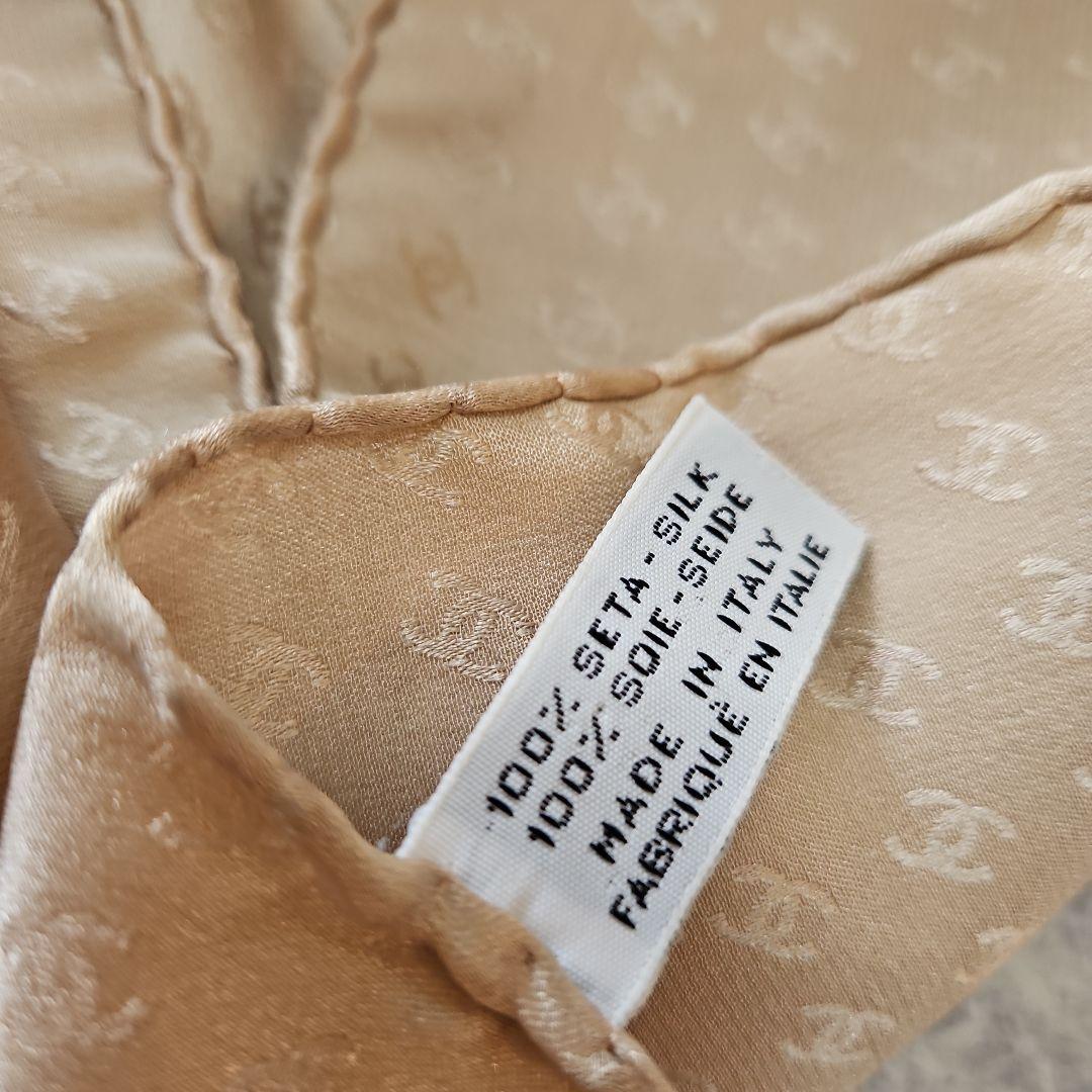 CHANEL シルク スカーフ 大判