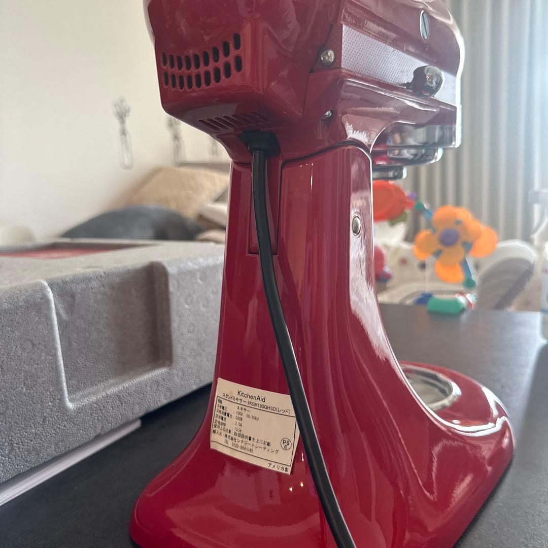 [美品] キッチンエイド100周年限定「クイーン オブ ハーツ」スタンドミキサー
