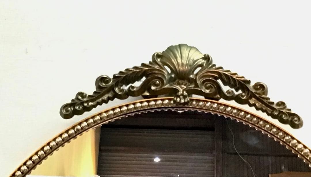 管255☆イタリア製☆アンティーク調☆クラシックミラー☆壁掛けミラー