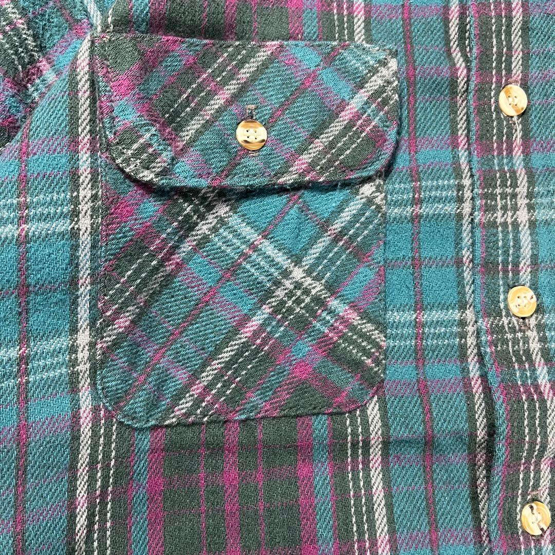 90s Five Brother ファイブブラザー ヘビーフランネルシャツ