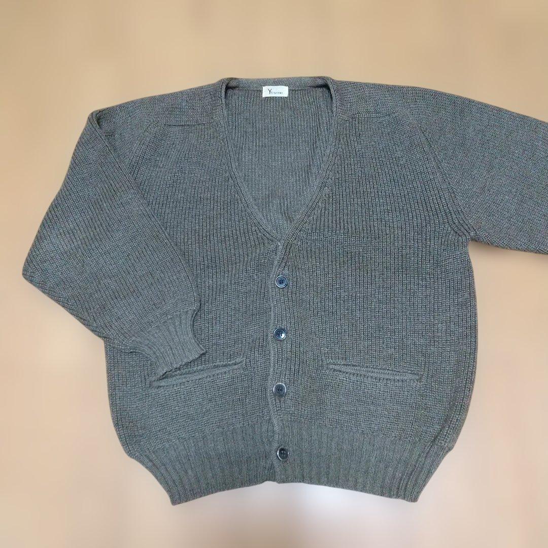 【希少・80’s 】Y's for men Vネック カーディガン L位
