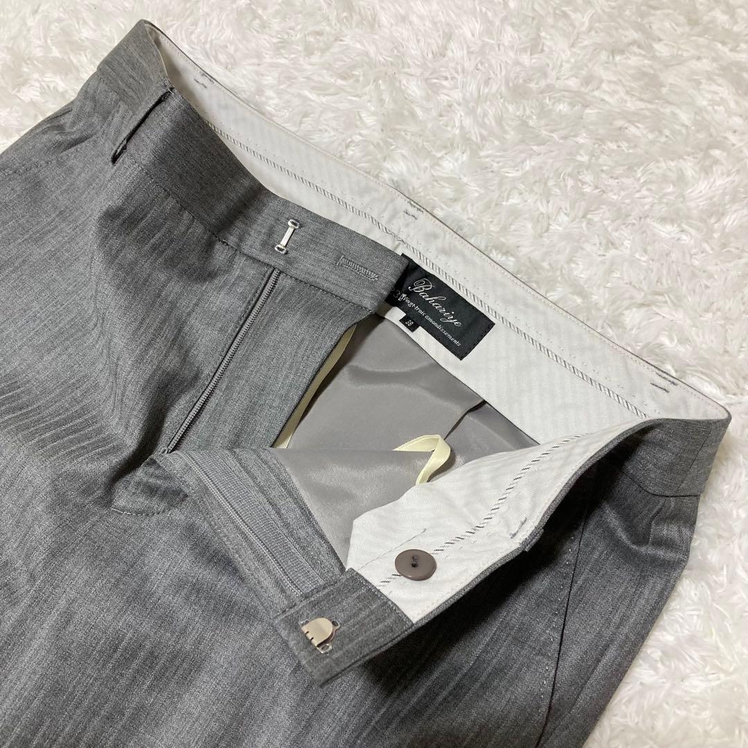 極美品♡23区 Bahariye パンツスーツ セットアップ ストライプ グレー