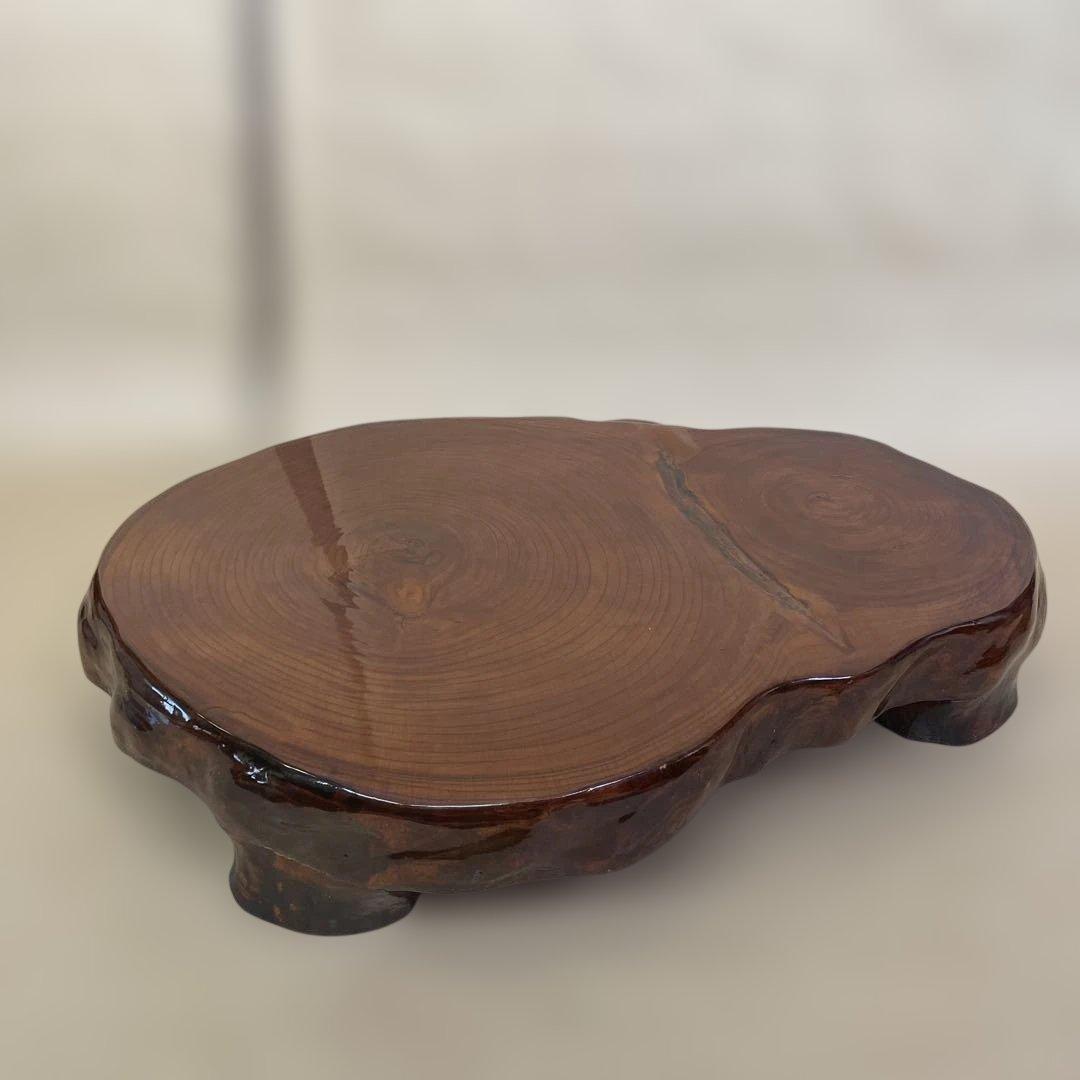 【大幅値下げ中】飾り台座　一枚板　天然木　花台
