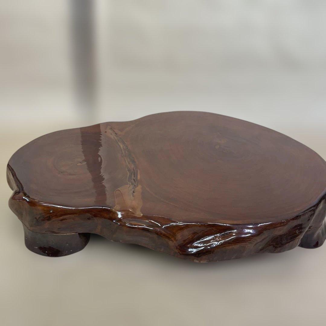 【大幅値下げ中】飾り台座　一枚板　天然木　花台