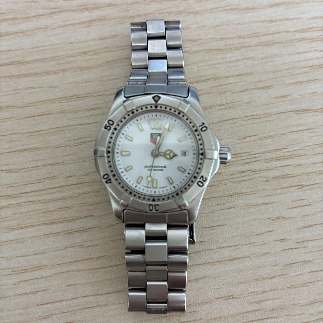 【TAG Heuer】 クォーツ腕時計 ホワイトステンレススチール