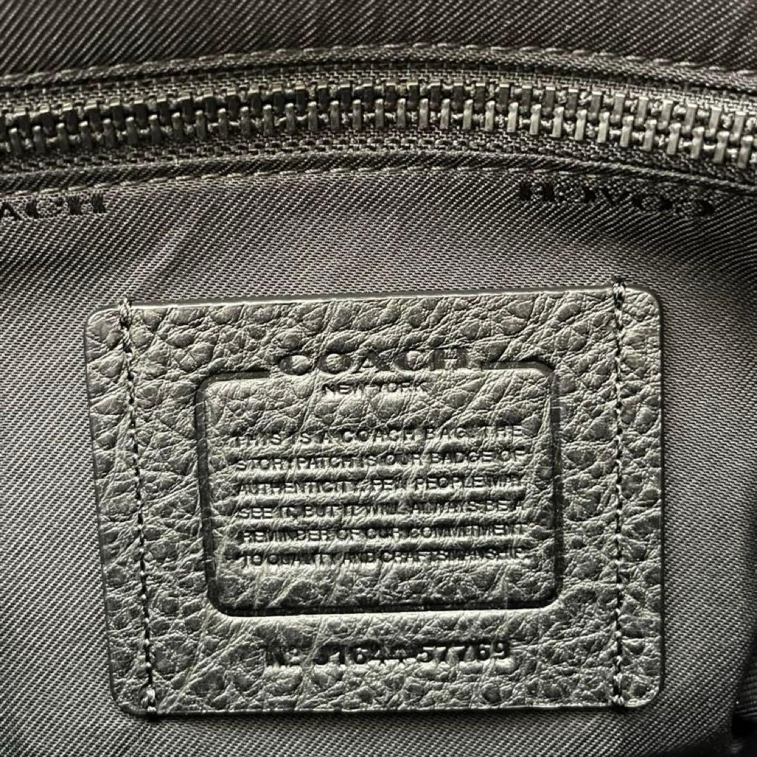 コーチ マンハッタン バイクバッグ ショルダーバッグ ブラック