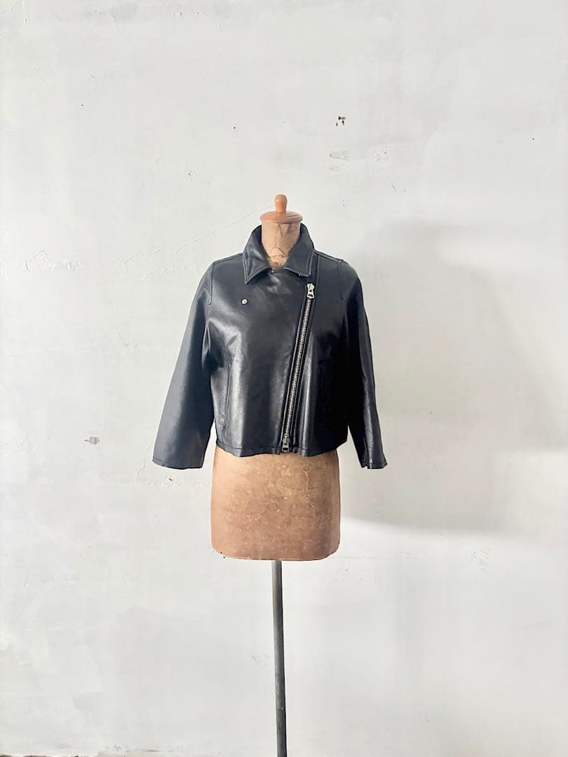 JOUNAL STANDARD LUXE　シープスキンレザーショートライダース