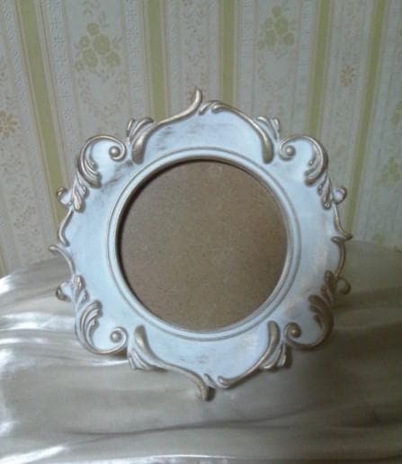 クラシカル フォトフレーム ＊ ホワイト ゴールド