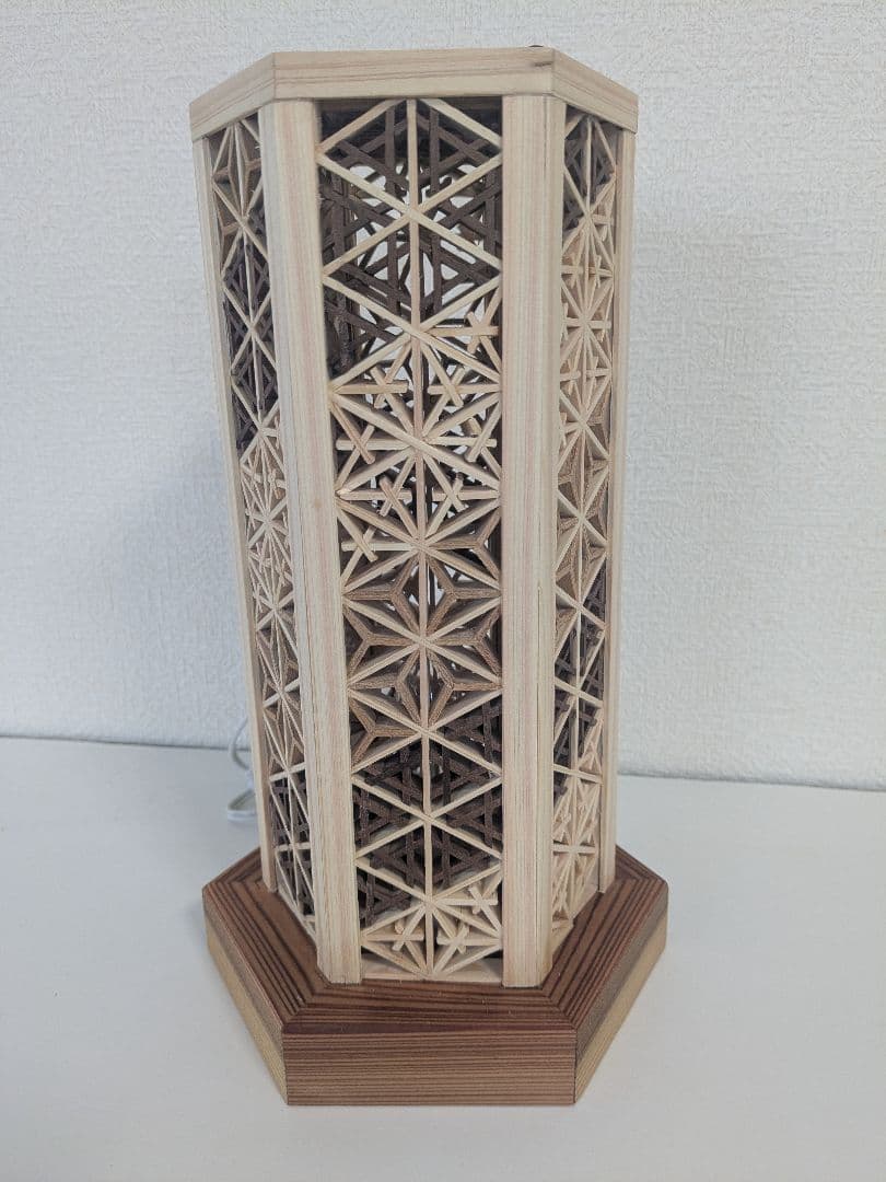 組子細工ランプ