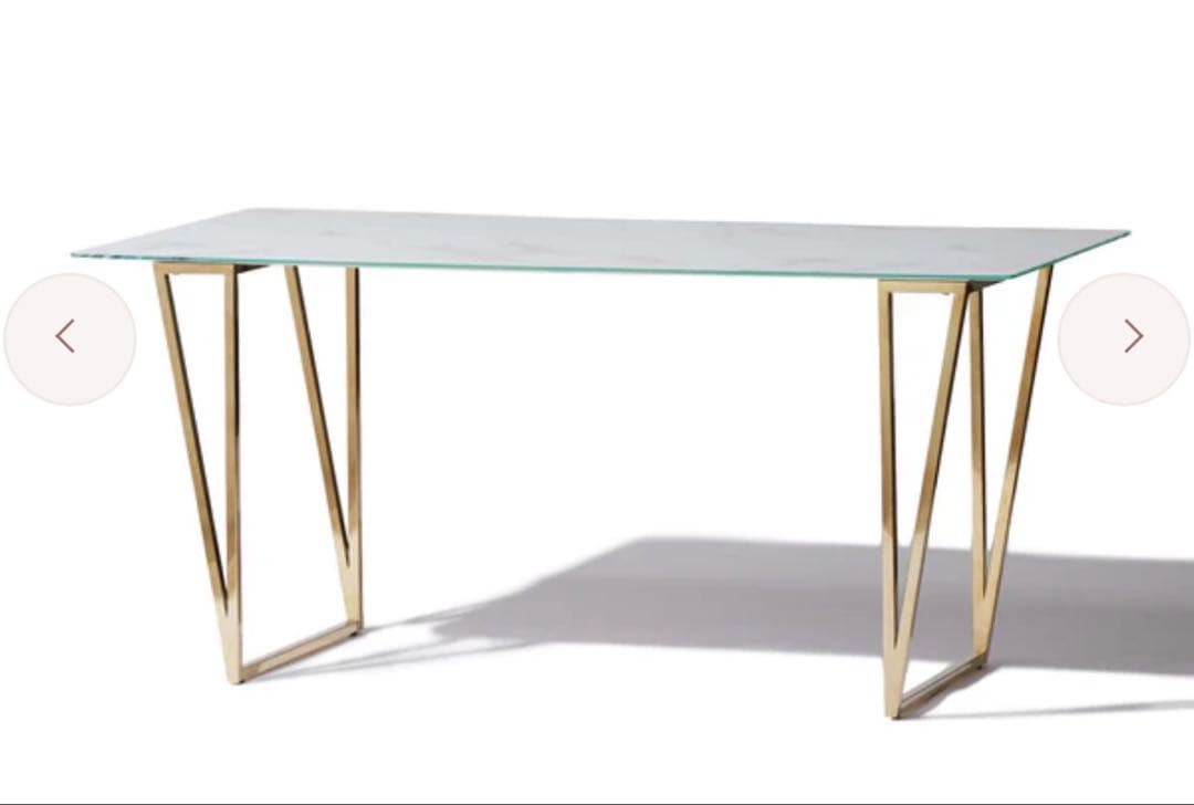 Francfranc フェリシテ ダイニングテーブル 大理石 椅子セット