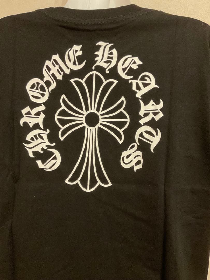 【新品・未使用】CHROME HEARTS ブラック Tシャツ　Lサイズ