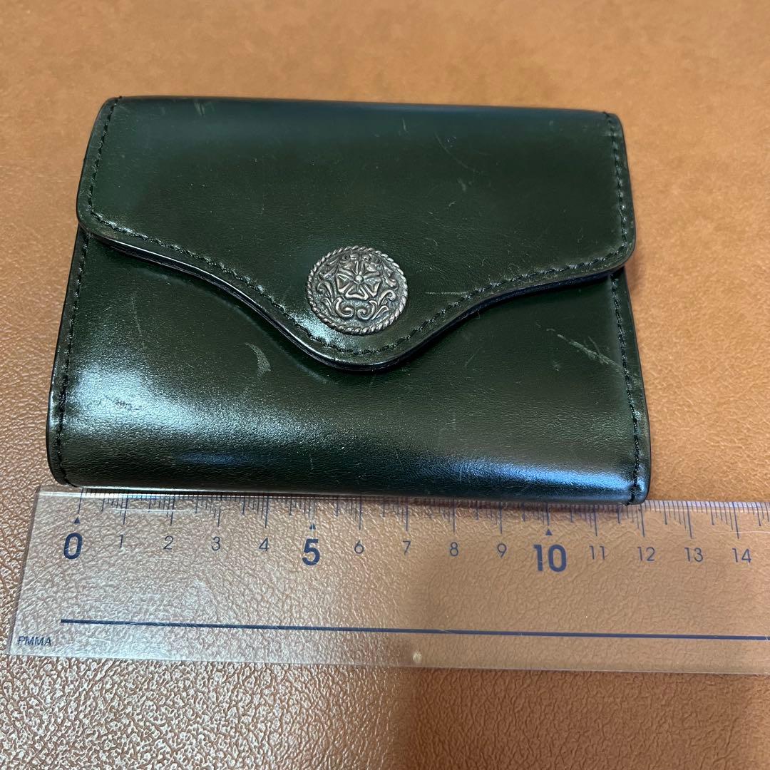 週末値下 FUNNY ファニー コードバン コンパクト財布 COSMO コスモ