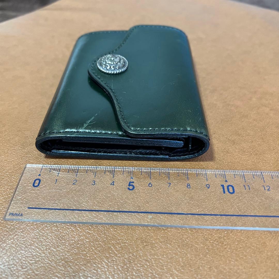 週末値下 FUNNY ファニー コードバン コンパクト財布 COSMO コスモ