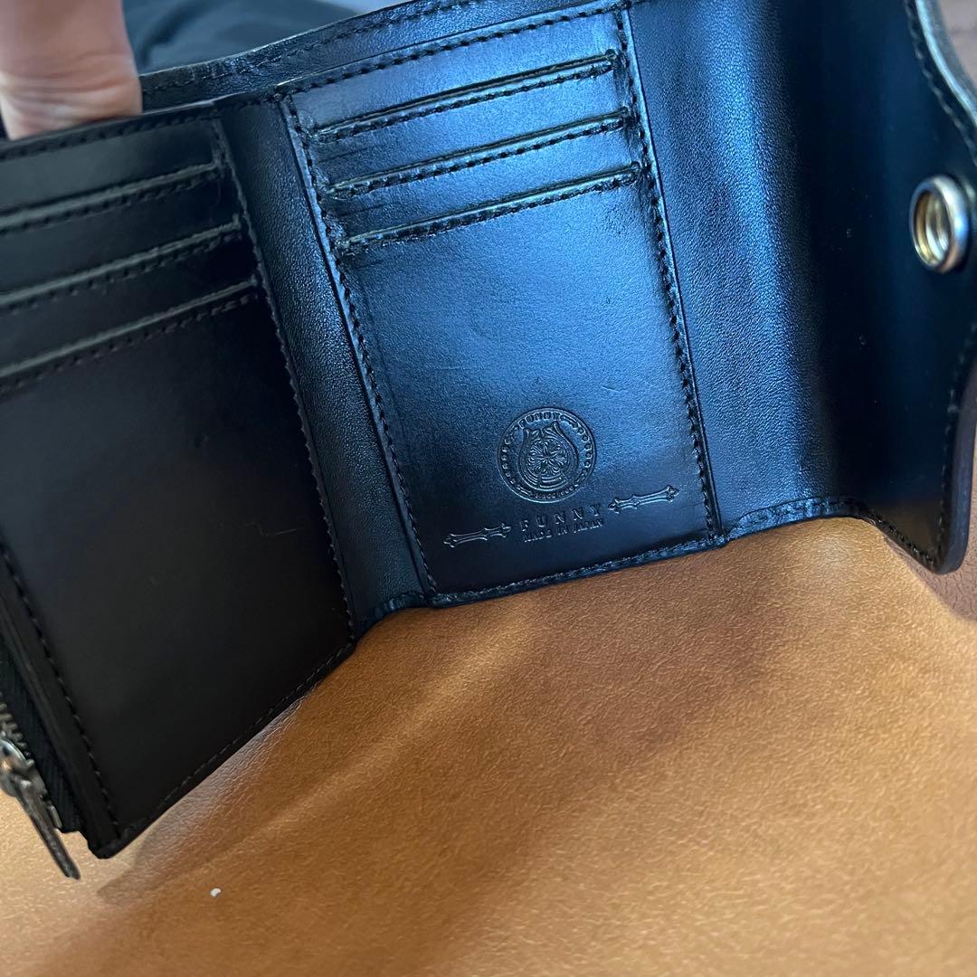 週末値下 FUNNY ファニー コードバン コンパクト財布 COSMO コスモ