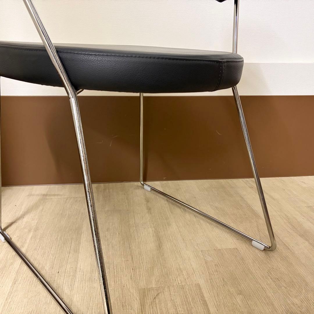 ①美品 Calligaris カリガリス コヌビア ニューヨーク レザー チェア