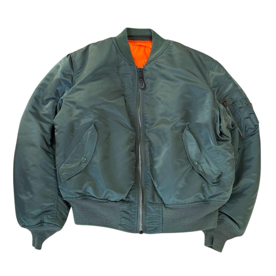✨希少✨90s USA製 ALPHA INDUSTRIES MA-1 XL ロゴ