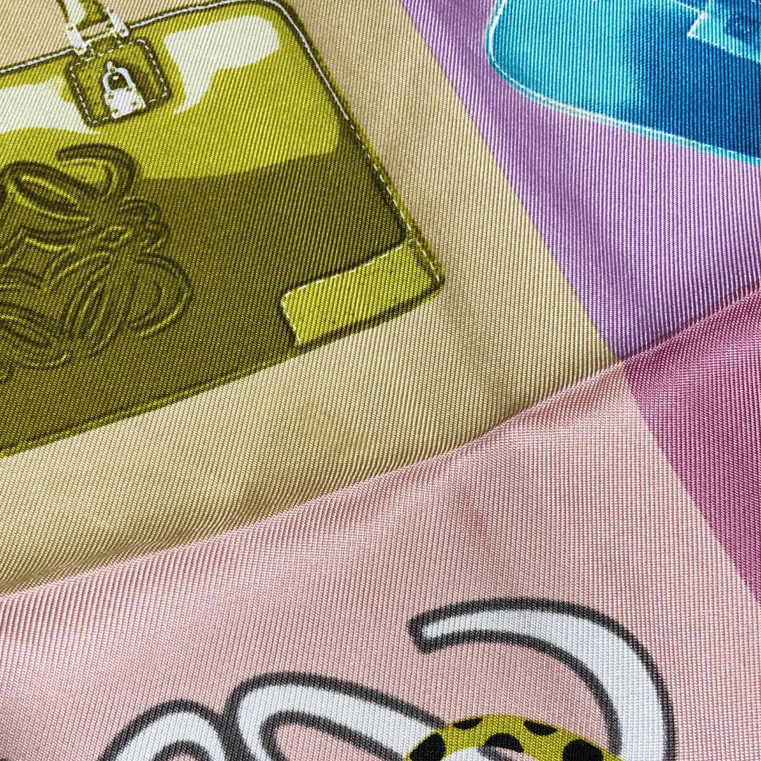 R*☆様 LOEWE アマソナ アナグラム 大判 スカーフ ショール シルク