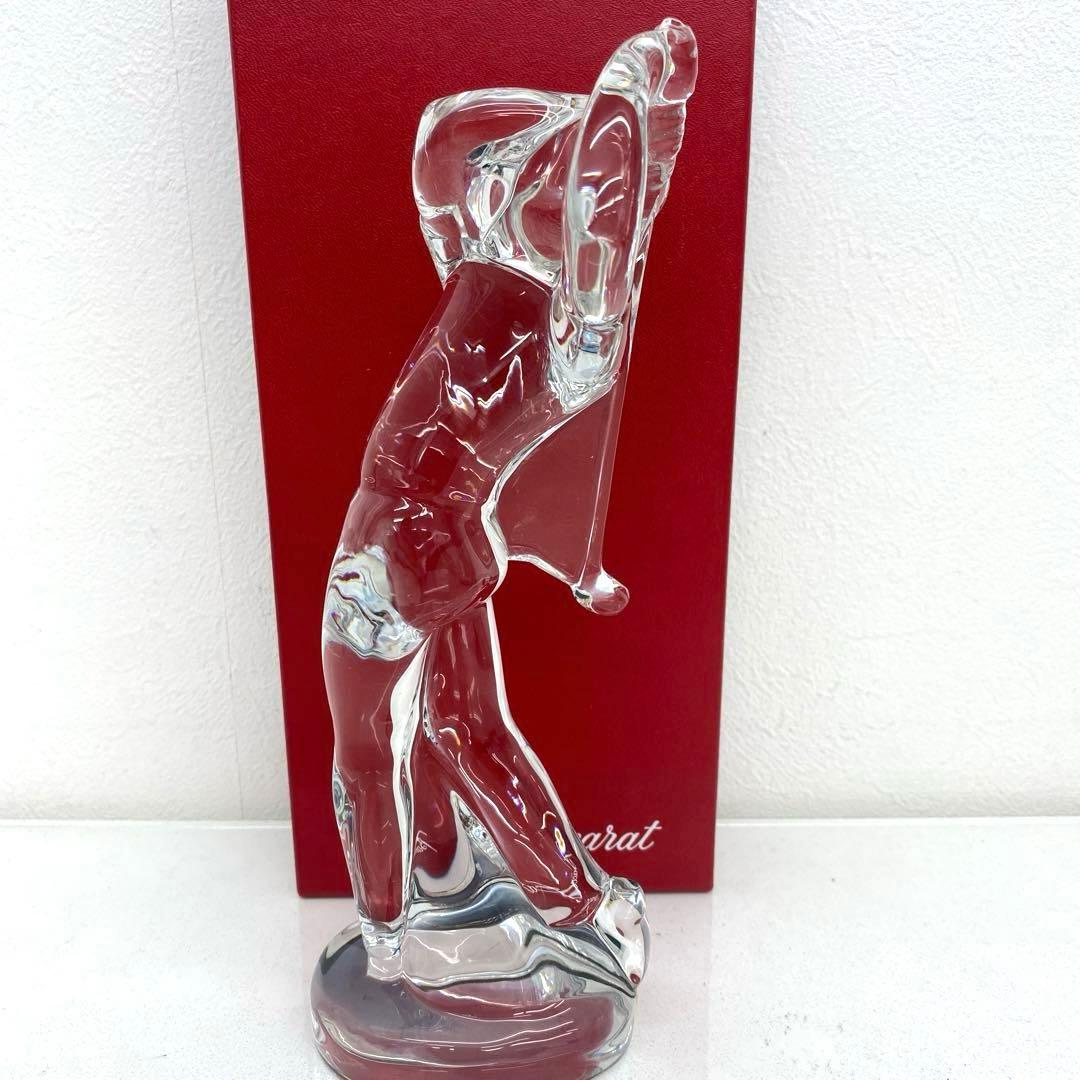 バカラ Baccarat ゴルフ スイング ショット ポーズ 置物