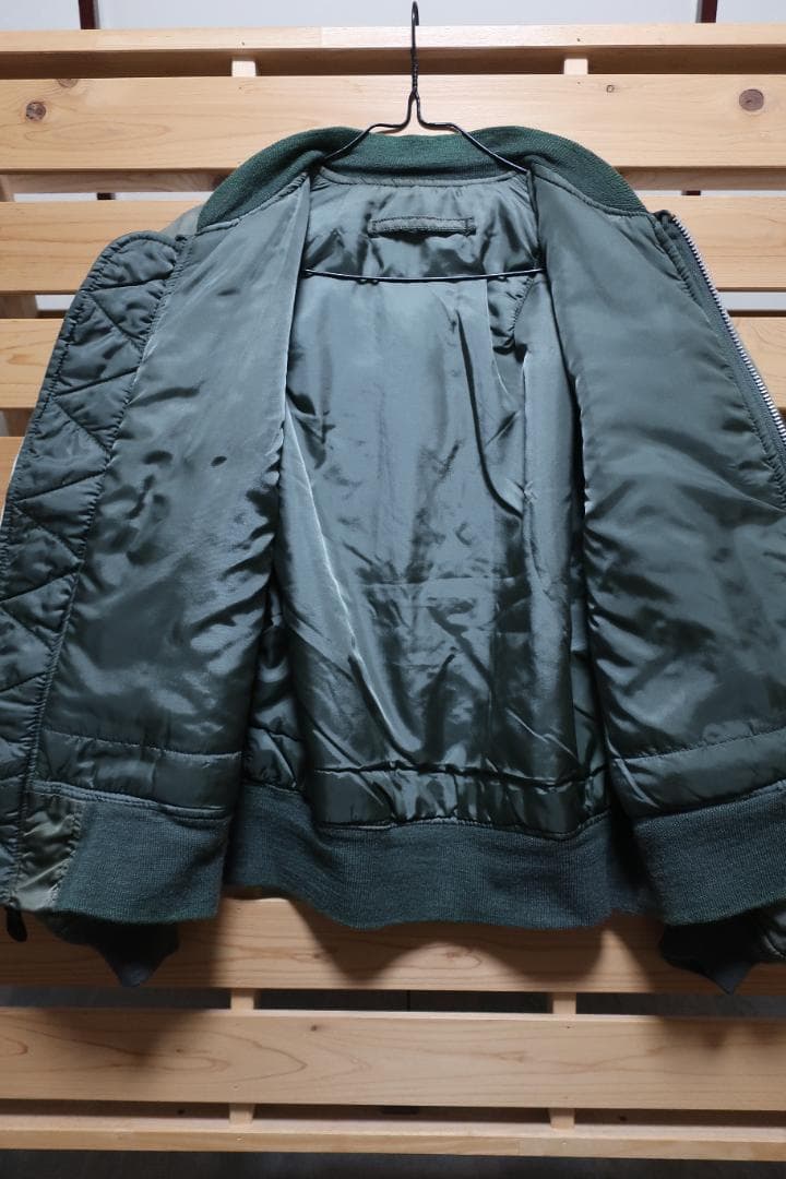 ALPHA アルファ USA製 80s MA-1 グランドクルー Mサイズ