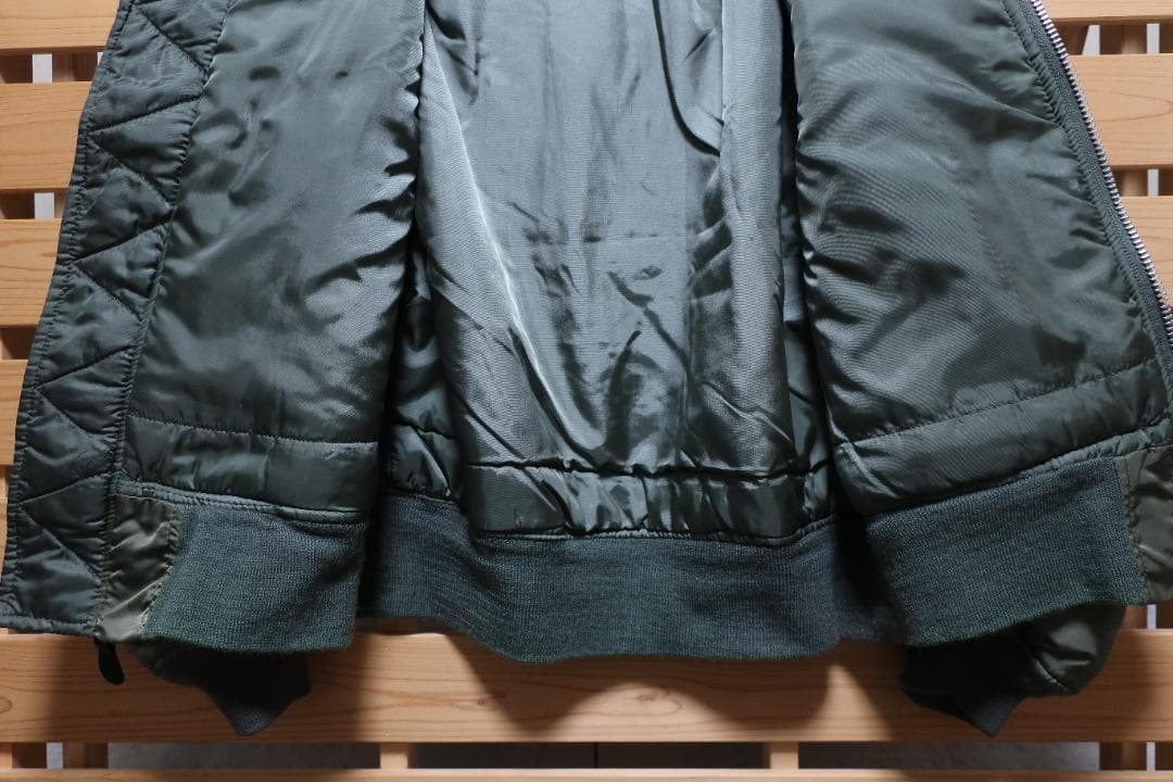 ALPHA アルファ USA製 80s MA-1 グランドクルー Mサイズ