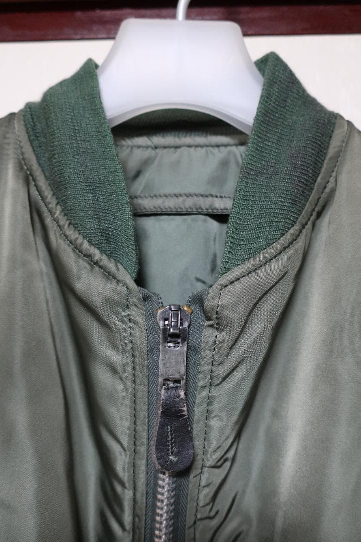 ALPHA アルファ USA製 80s MA-1 グランドクルー Mサイズ