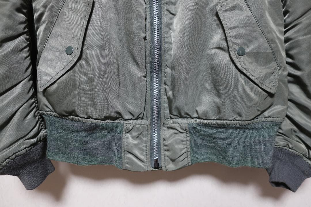 ALPHA アルファ USA製 80s MA-1 グランドクルー Mサイズ