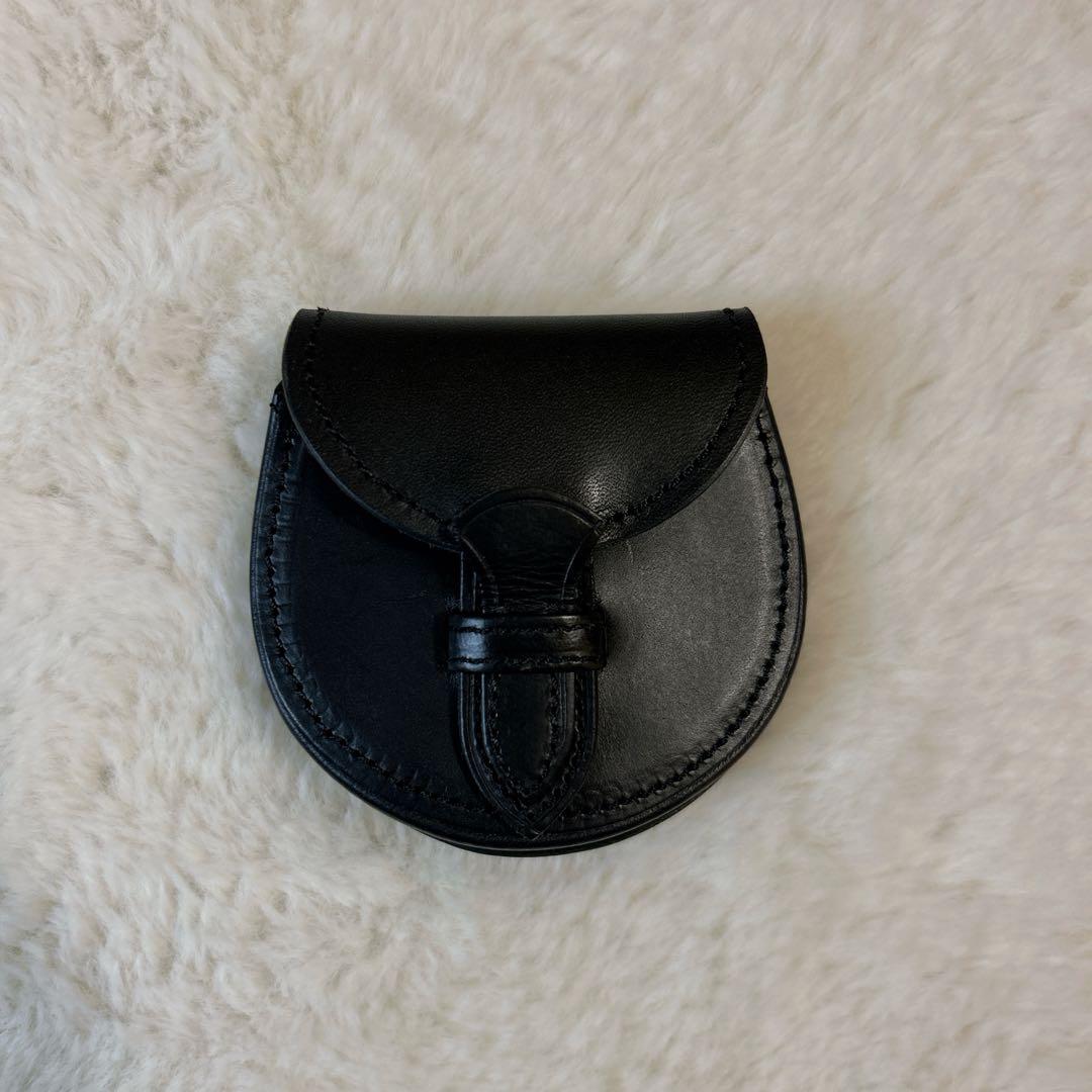 ポーター ケース ブラック レザー ネイチャー PORTER 小銭入れ革黒