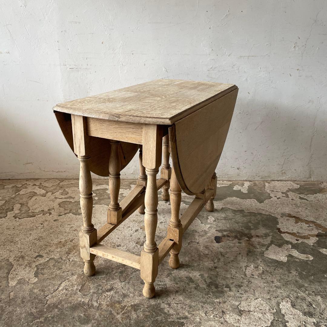 noonゲートレッグテーブル ドロップリーフテーブル 剥離