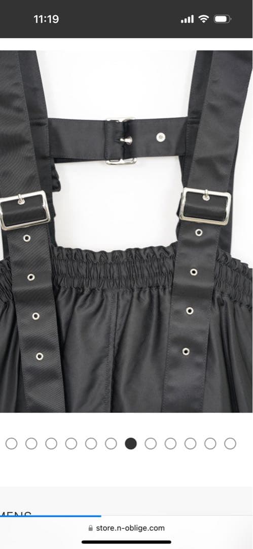 noir kei ninomiya ジャンパースカート
