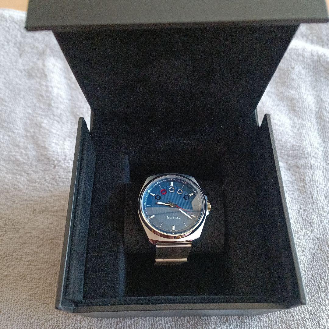 Paul Smith ファイブアイズ腕時計 シルバー/青