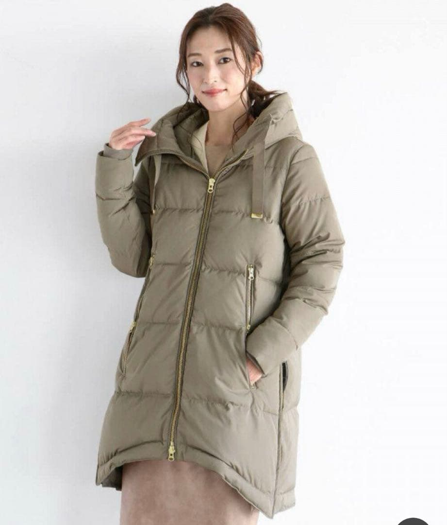 soeur7 サイドジップ　スリットロングダウンコート♡専用♡