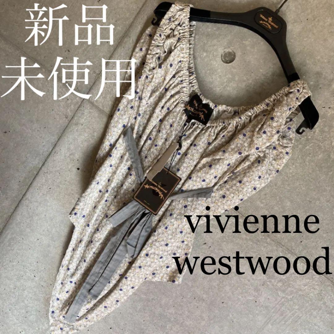 新品　未使用　タグ付き　ヴィヴィアン　アングロマニア　変形　麻シャツ　イタリア製