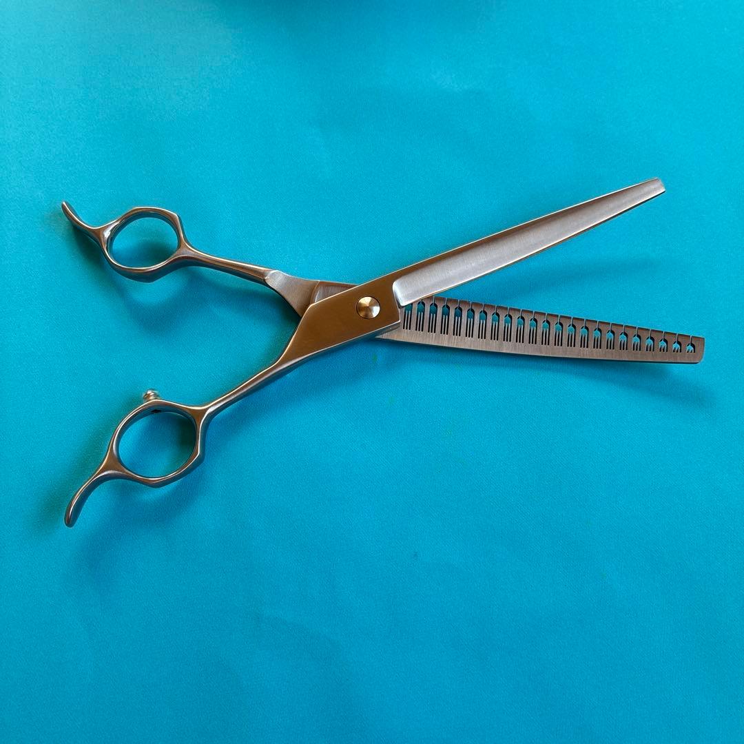 犬用セニングシザー 7インチ ステンレス ワンダーカーブシザー