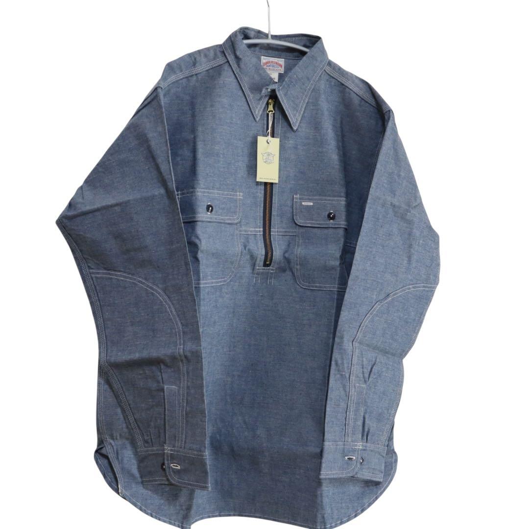 N-390 デッド　8hour union シャンブレーシャツ　旧マッコイ　16