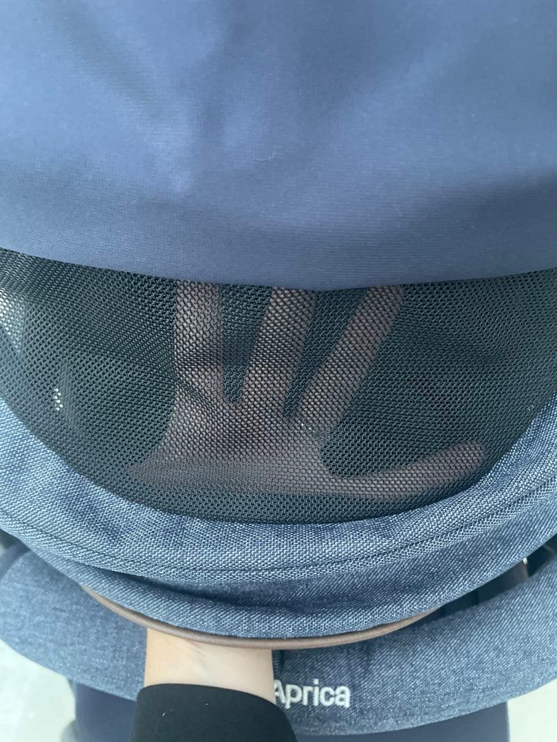 Aprica ラクーナクッションフリー ベビーカー ネイビー レザー　価格交渉可