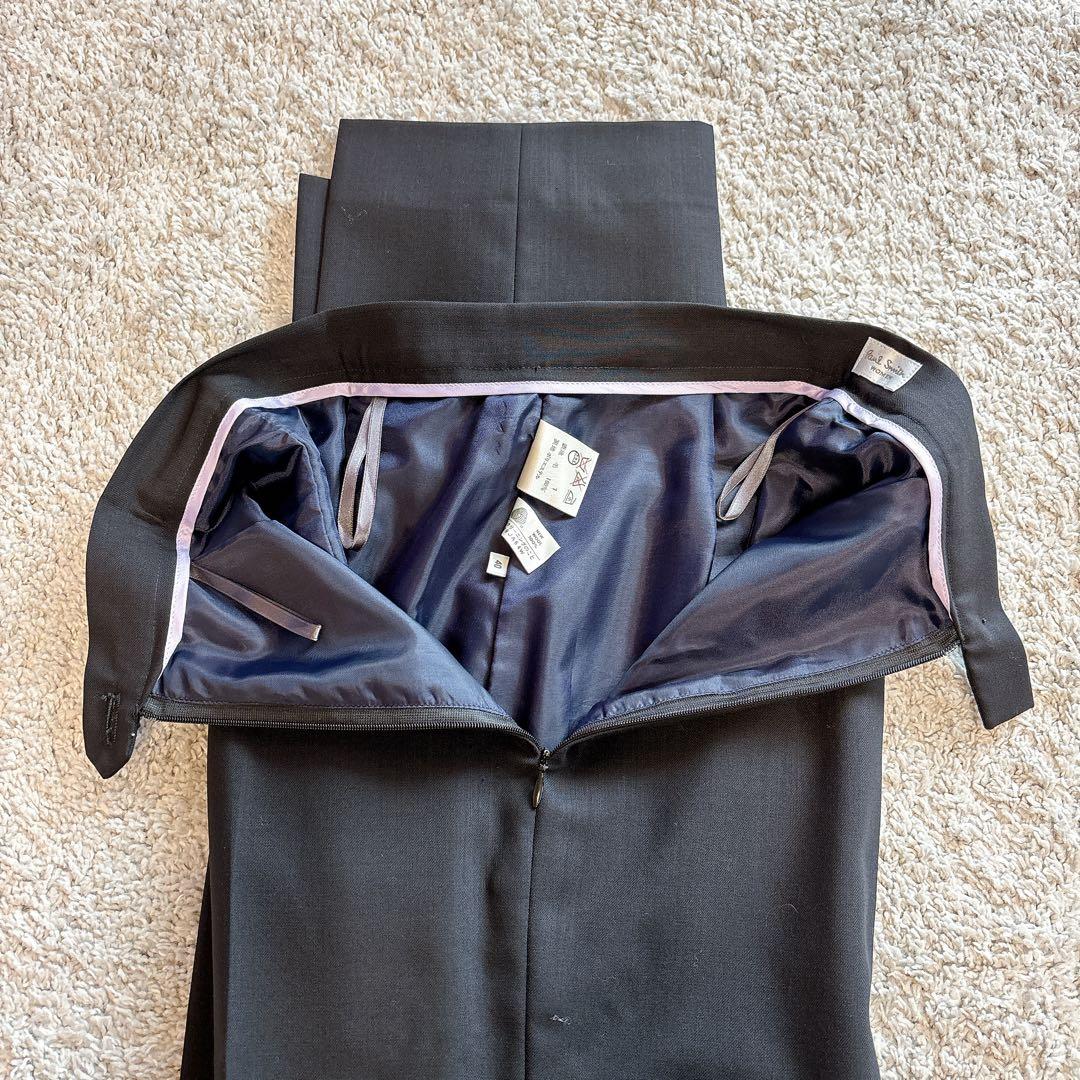 【美品】ポールスミスwoman スーツセットアップ　ボトムス　40 裏地パープル