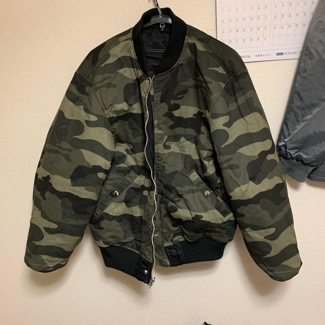 ジャケット・アウター Belvet Camo Reversible MA-1 Jacket XL
